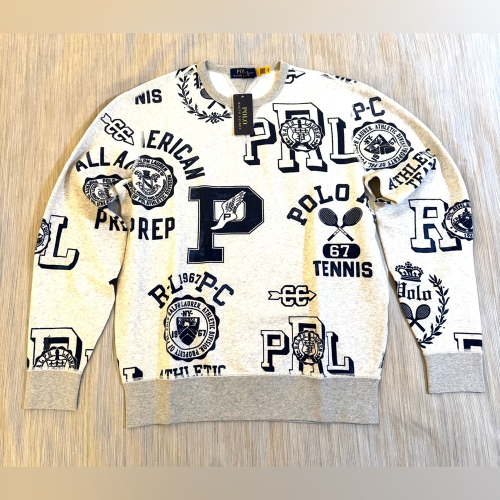 Polo Ralph Lauren Fleece Graphic Sweatshirt-American Prep
